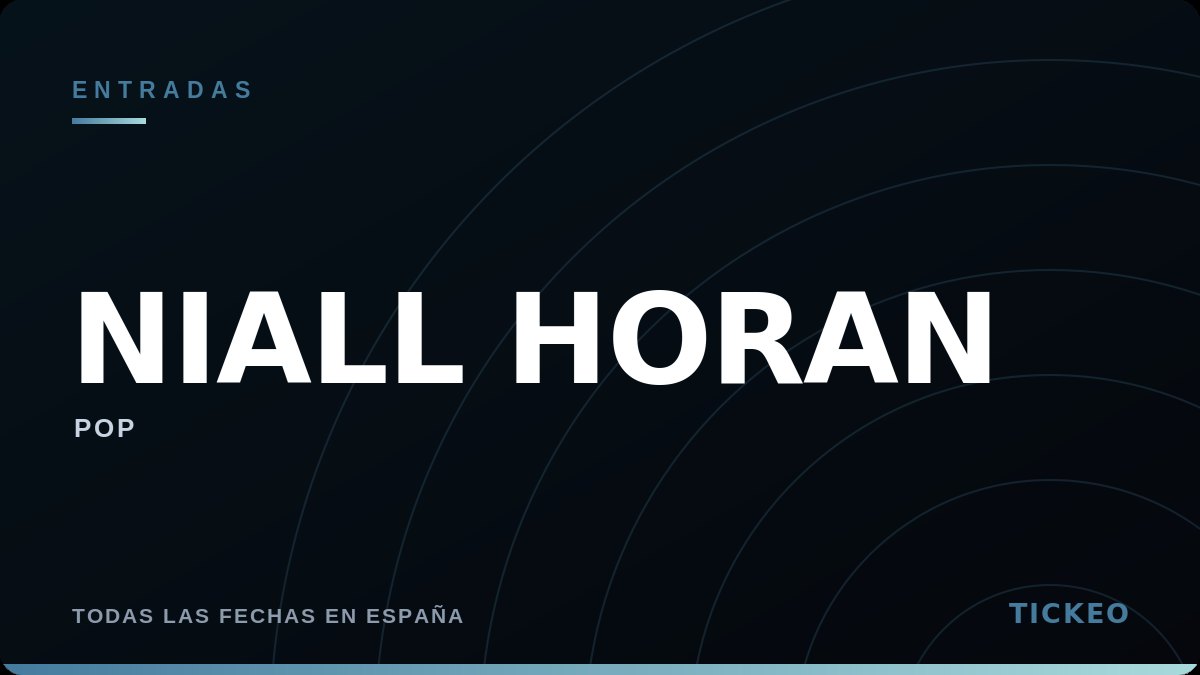 Entradas Niall Horan
